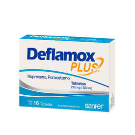 DEFLAMOX PLUS 275/300 MG 16 TAB