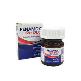 PENAMOX 12H-DUO 875/125MG 14TAB