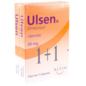 ULSEN 20 MG 7 CAPS OFTA 1+1