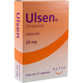 ULSEN 20 MG 21 CAPS