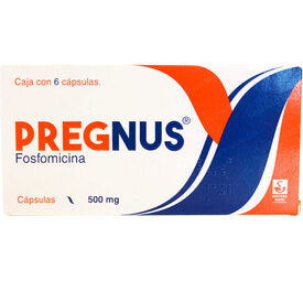 PREGNUS 500 MG 6 CAPS