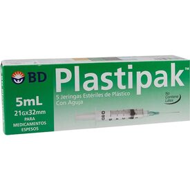 JGA DESCH BD 5ML 21X32 5PZS