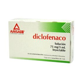 DICLOFENACO INY75MG 2X3ML   LGEN
