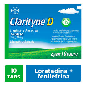 CLARITYNE-D 5/30MG 10 TAB
