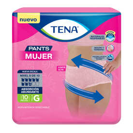 PANAL TENA PANT MJER GDE C/10