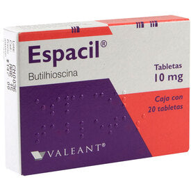 ESPACIL TAB. 10 MG. CAJA C/20