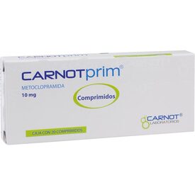 CARNOTPRIM 10 MG 20 CPR