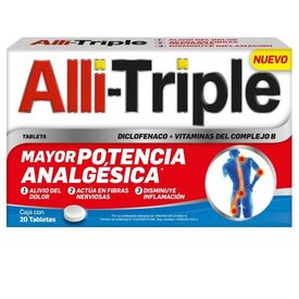ALLI-TRIPLE 50/.25/50/50 MG 20TAB