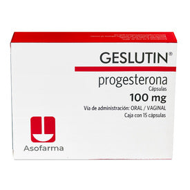 GESLUTIN 100 MG 15 CAPS          N