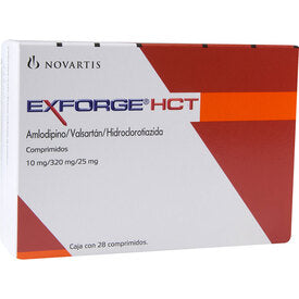 EXFORGE HCT10/320/25 MG 28 CPR