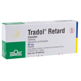 TRADOL-RETARD 50 MG 10 TAB