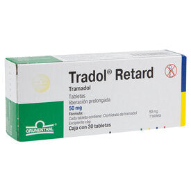 TRADOL RETARD 50 MG 30 TAB