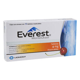 EVEREST MONTELUKAST 4 MG 10 TAB