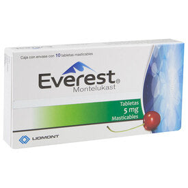 EVEREST MONTELUKAST 5 MG 10 TAB
