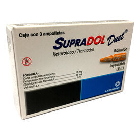 SUPRADOL DUET10/25MG SOL INY3X1ML