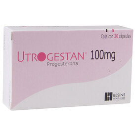 UTROGESTAN 100 MG CAPS 30