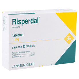 RISPERDAL 1MG 20 TAB