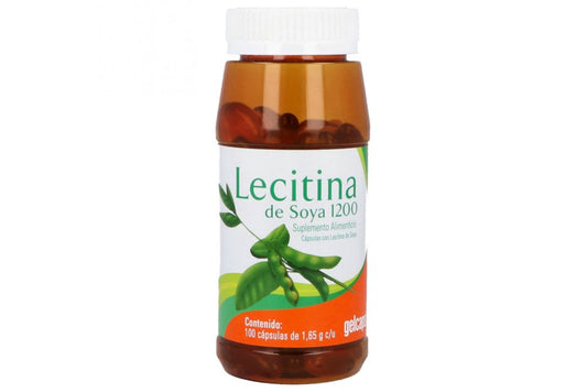 LECITINA-SOYA 1200 GELCAPS 100 CAPS